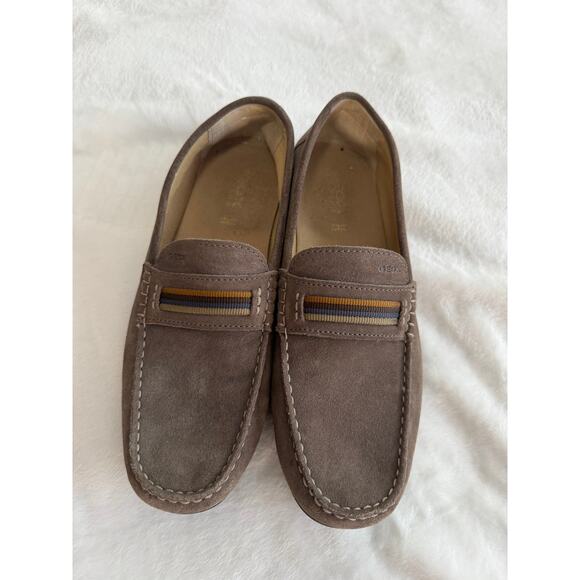 Geox Respira Shoes Men 9.5 Brown Suede Driving Loafers Casual Comfort main image 5